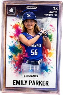 Baseball player card